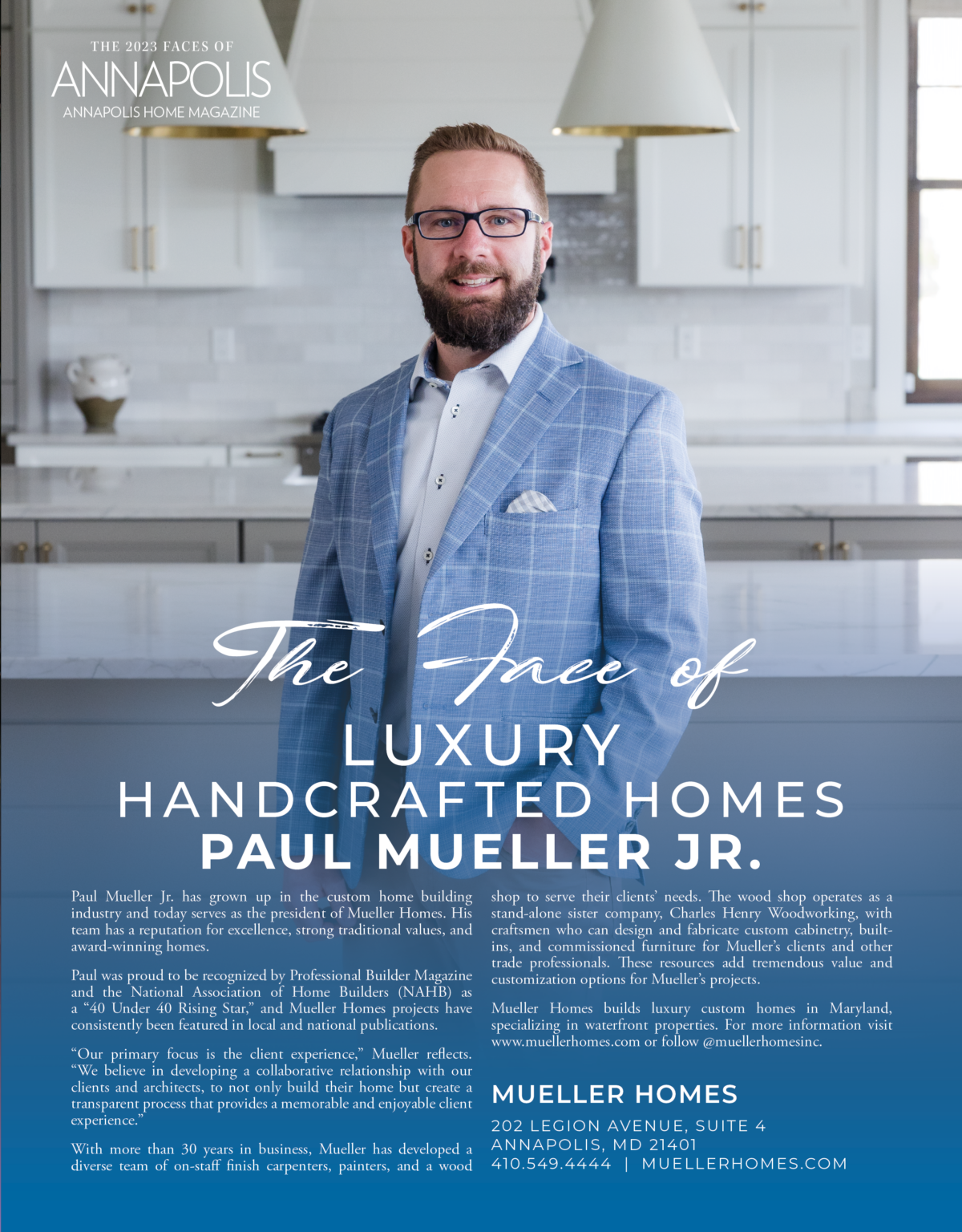 Paul Mueller Jr Face of Luxury Handcrafted Waterfront Home