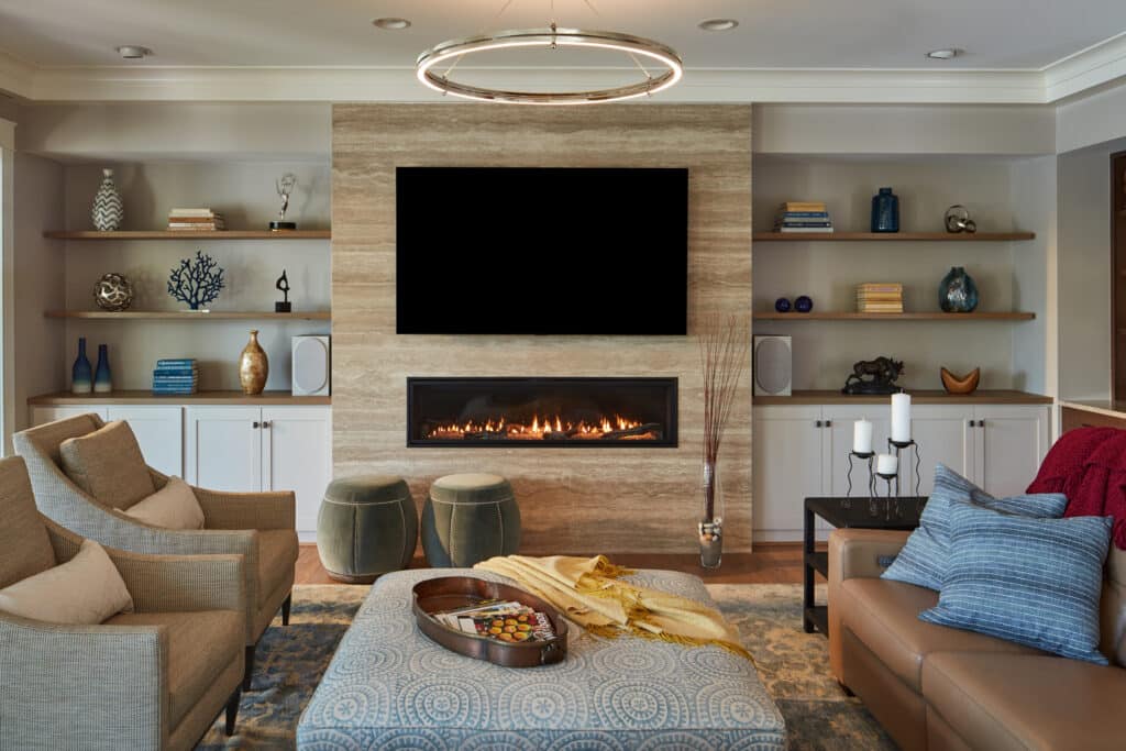 transitional custom home design