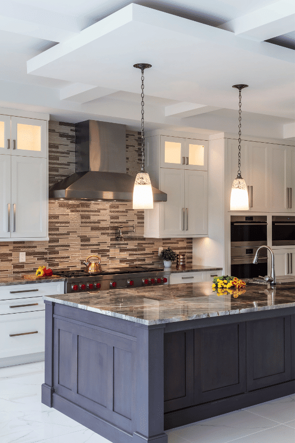 transitional design kitchen by mueller homes